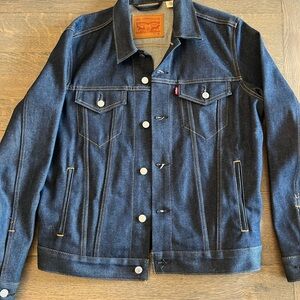 Levi's Men's Trucker Dark Blue Denim Jacket SZ Med